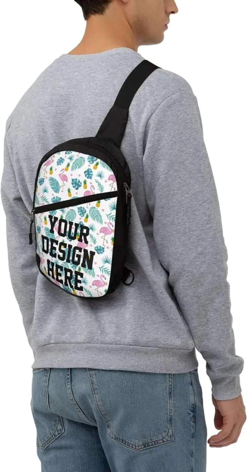 Custom Chest Bags Custom Sling Bags Custom Mens Shoulder Bag Personalized Chest Bags