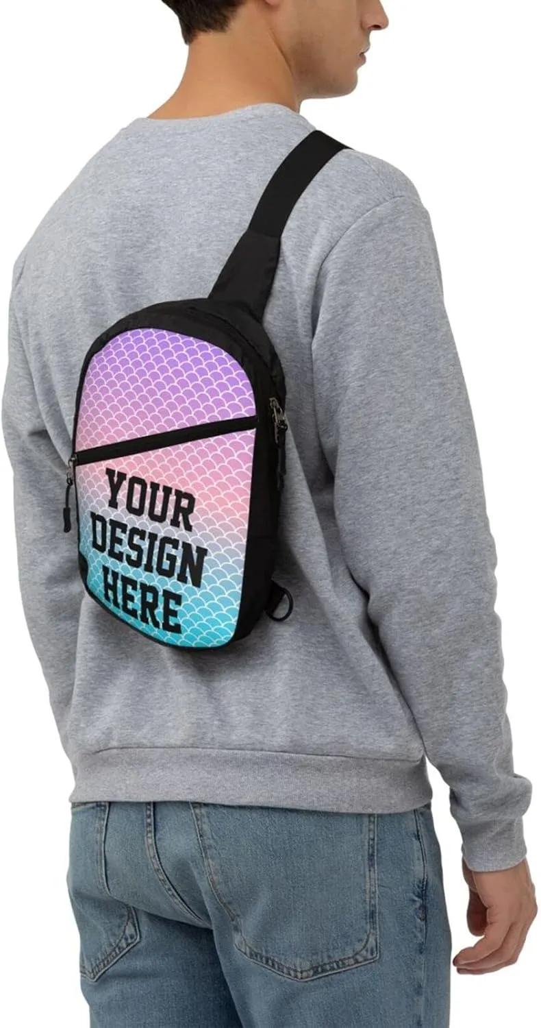 Custom Chest Bags Custom Sling Bags Custom Mens Shoulder Bag Personalized Chest Bags