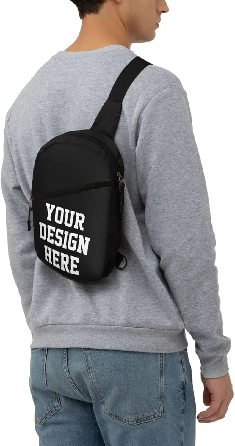 Custom Chest Bags Custom Sling Bags Custom Mens Shoulder Bag Personalized Chest Bags