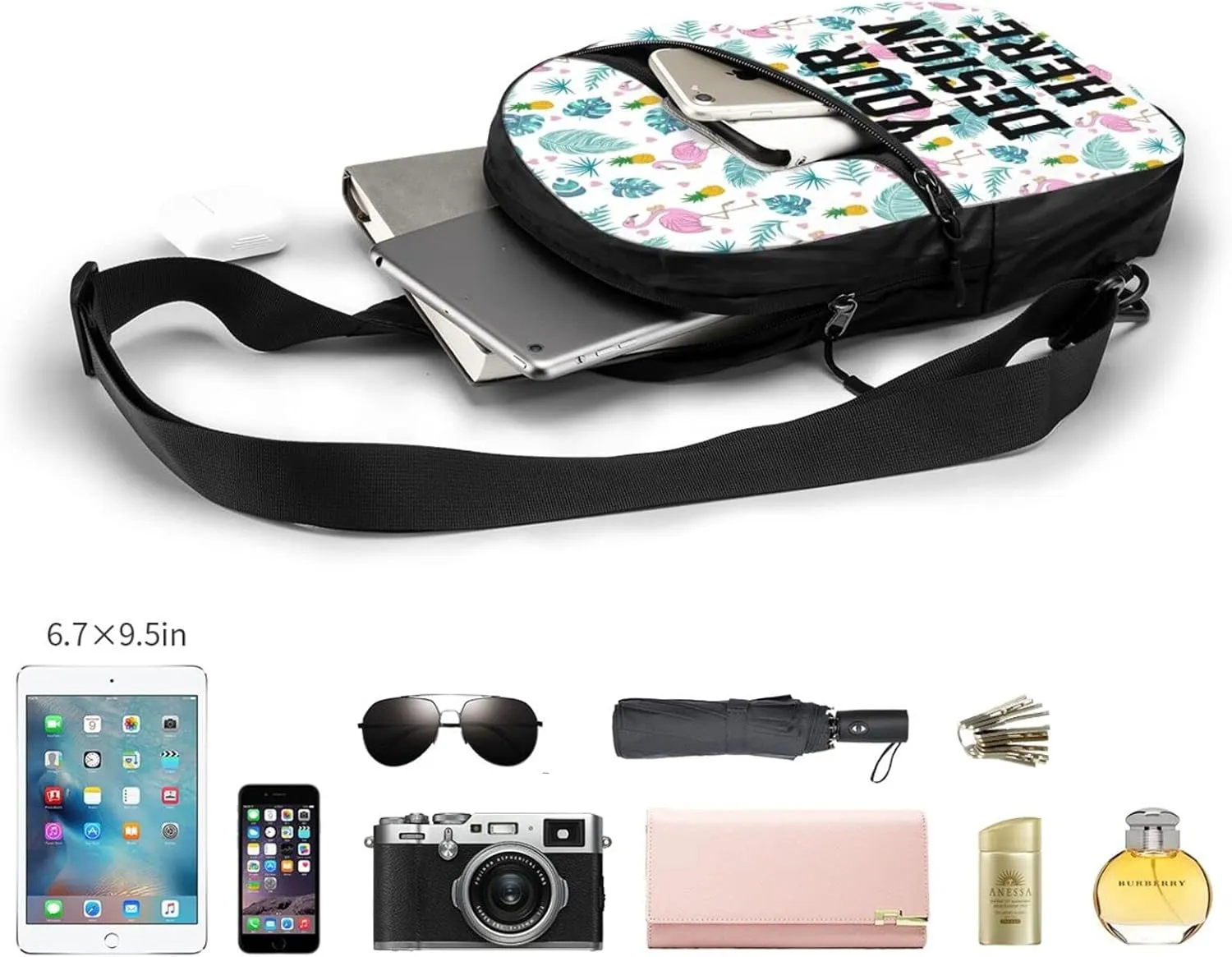 Custom Chest Bags Custom Sling Bags Custom Mens Shoulder Bag Personalized Chest Bags