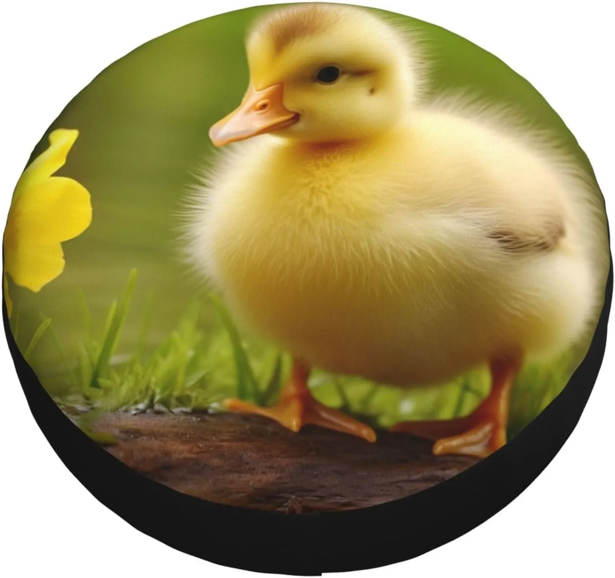 Cute Baby Ducks Tire Cover Outdoor Waterproof Snow Sun Rain Wheel Cover Portable Wheel Bags Camper Spare Tire Cover Universal Car Tire Protectors for Trailer RV SUV