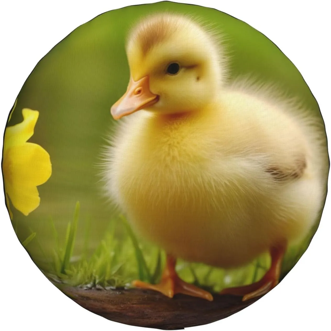 Cute Baby Ducks Tire Cover Outdoor Waterproof Snow Sun Rain Wheel Cover Portable Wheel Bags Camper Spare Tire Cover Universal Car Tire Protectors for Trailer RV SUV