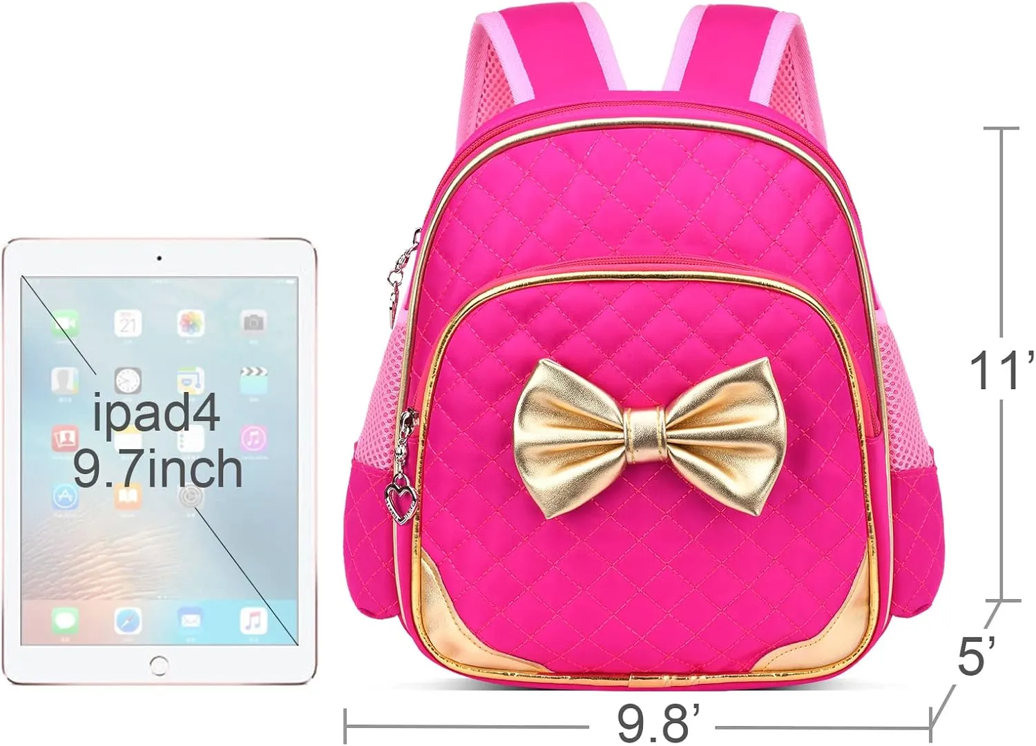 Cute Durable Waterproof Toddler Preschool Bag Kindergarten Kids Backpack for Girls