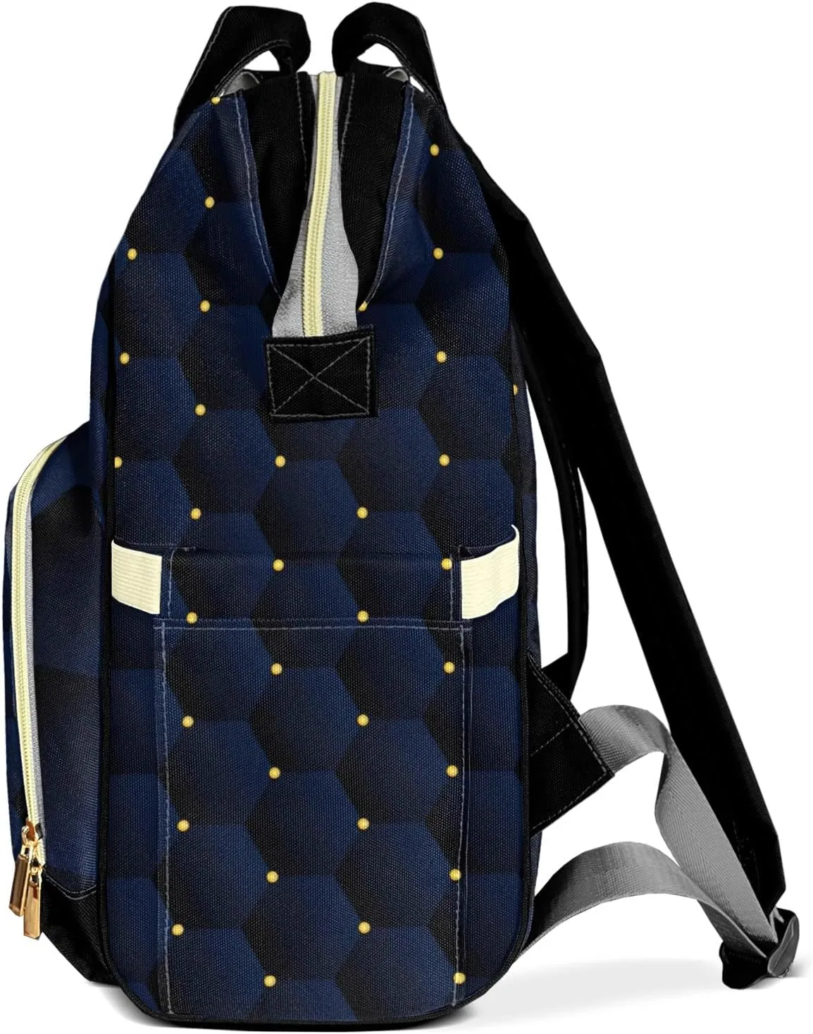 Cute Elephant Diaper Bags with Name Personalized Baby Bag Travel Tote Bag Waterproof Backpack for Mom Gift