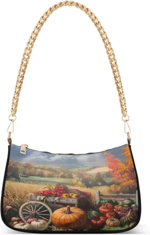 Cute Pig Window Brown Woman Tote Bag Purse, Trendy Bag