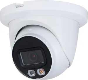 DahuaOEM HD PoE Network Security Camera IPC-HDW2849TM, 8MP Turret IP Camera N82DJS2, Smart Motion Detection, LED Full Color Night Vision, IP67 Indoor and Outdoor, Dual Illuminator, 2.8mm Fixed Lens