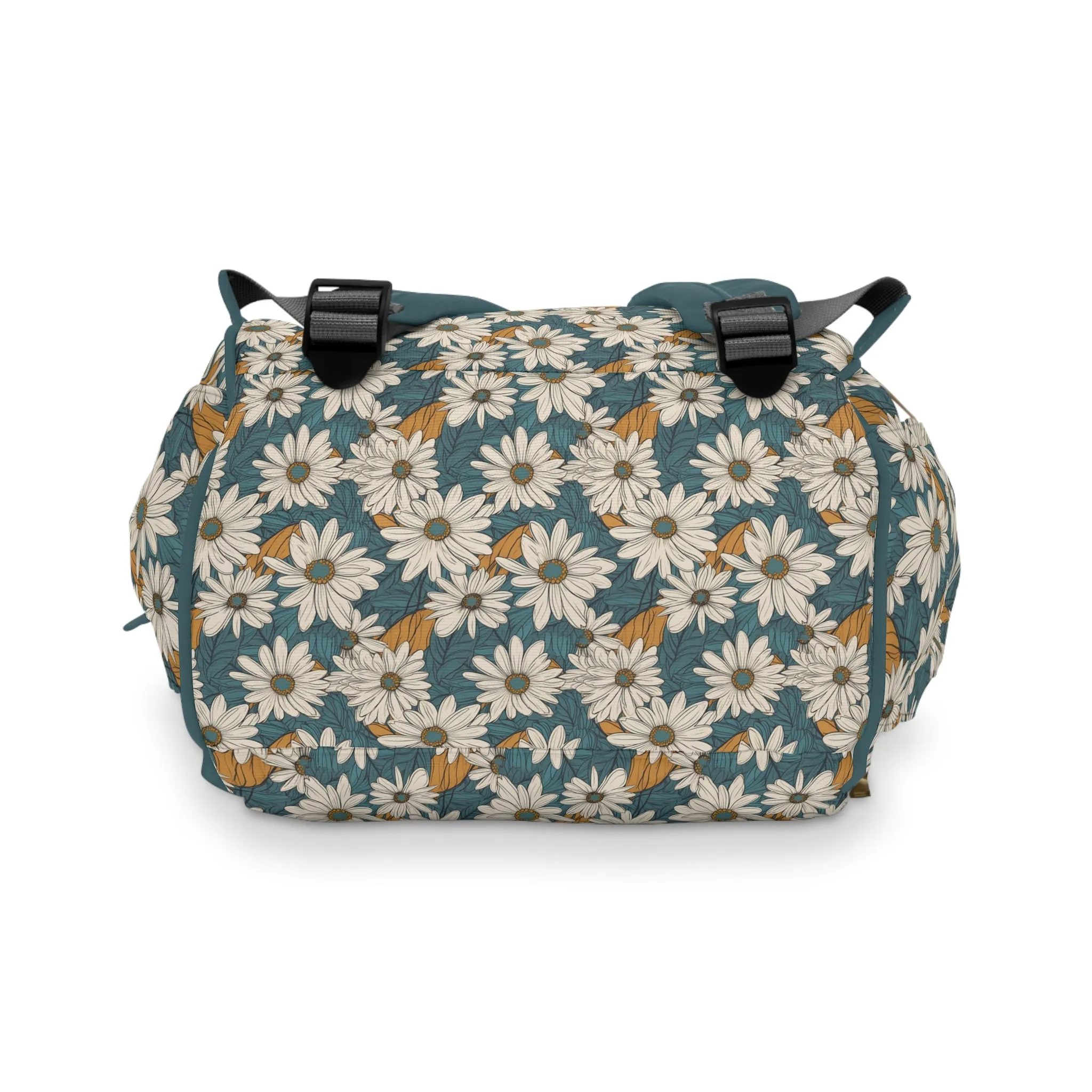 Daisy Diaper Backpack - Charming & Multifunctional Baby Bag with Daisy Patterns, Perfect for Nature-Loving Parents