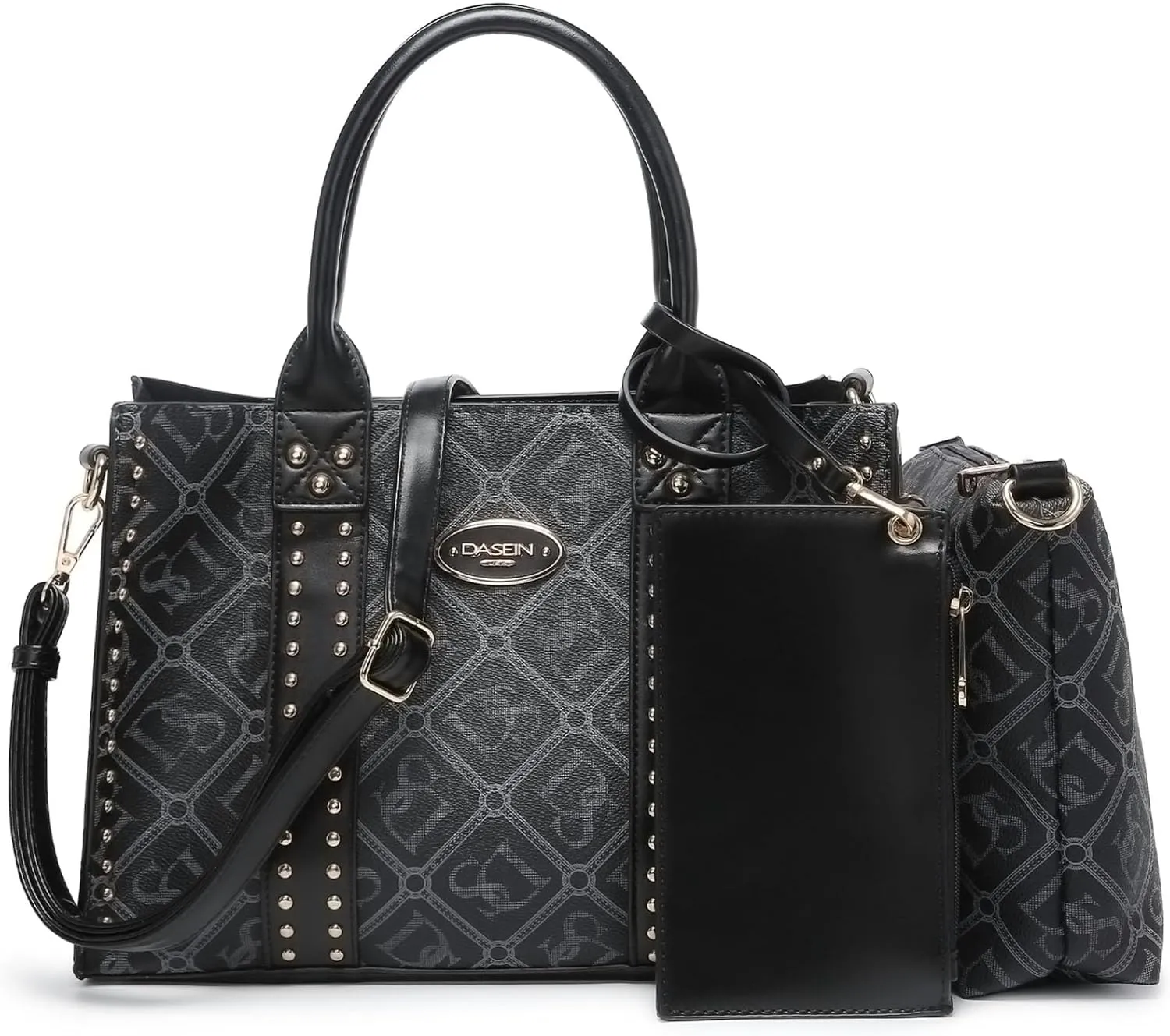 Dasein Purses Handbags for Women Tote Wallet Set Top Handle Satchel Shoulder Hobo Bag 3pcs