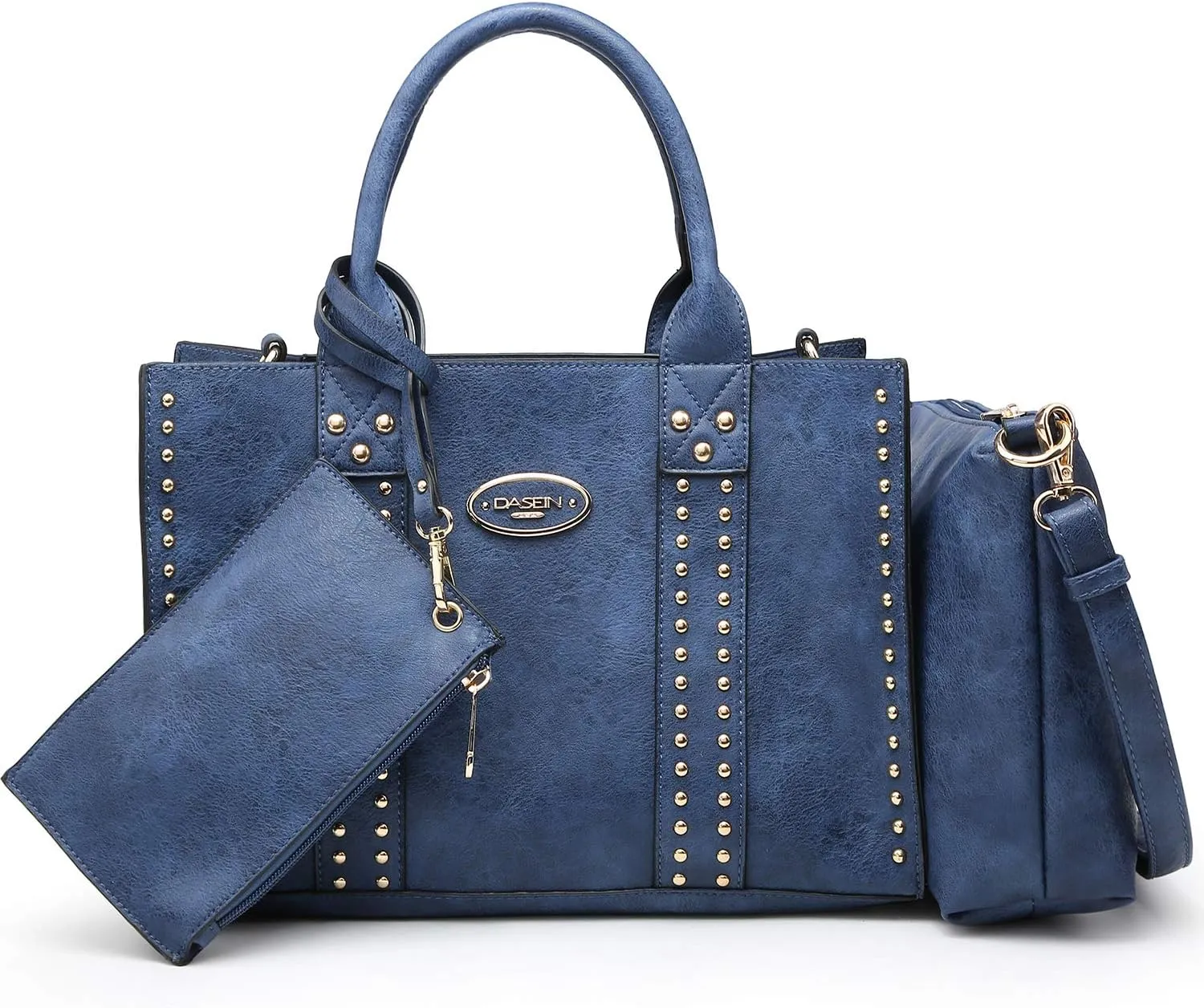 Dasein Purses Handbags for Women Tote Wallet Set Top Handle Satchel Shoulder Hobo Bag 3pcs