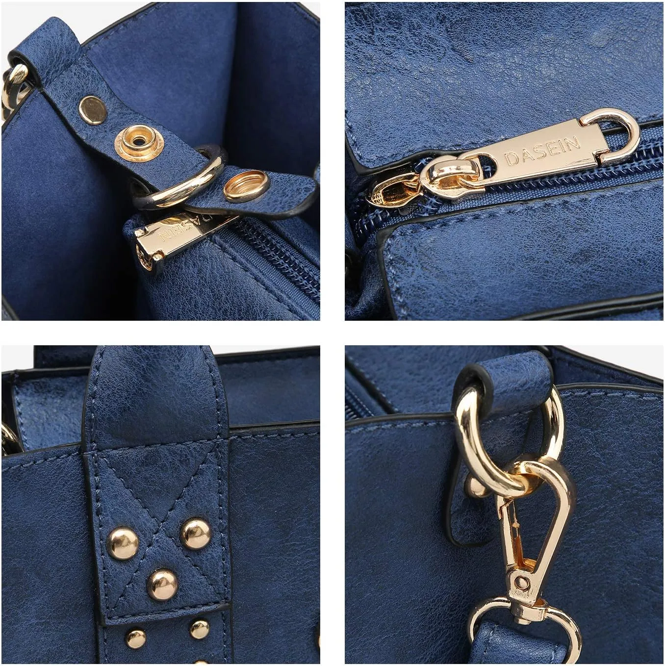 Dasein Purses Handbags for Women Tote Wallet Set Top Handle Satchel Shoulder Hobo Bag 3pcs