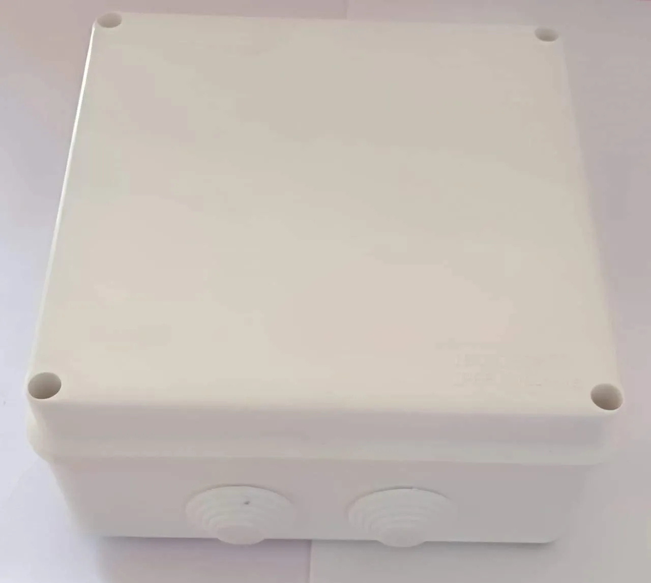Dealsplant Premium PVC Box for CCTV Camera Mounting Heavy material Water proof