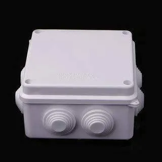 Dealsplant Premium PVC Box for CCTV Camera Mounting Heavy material Water proof