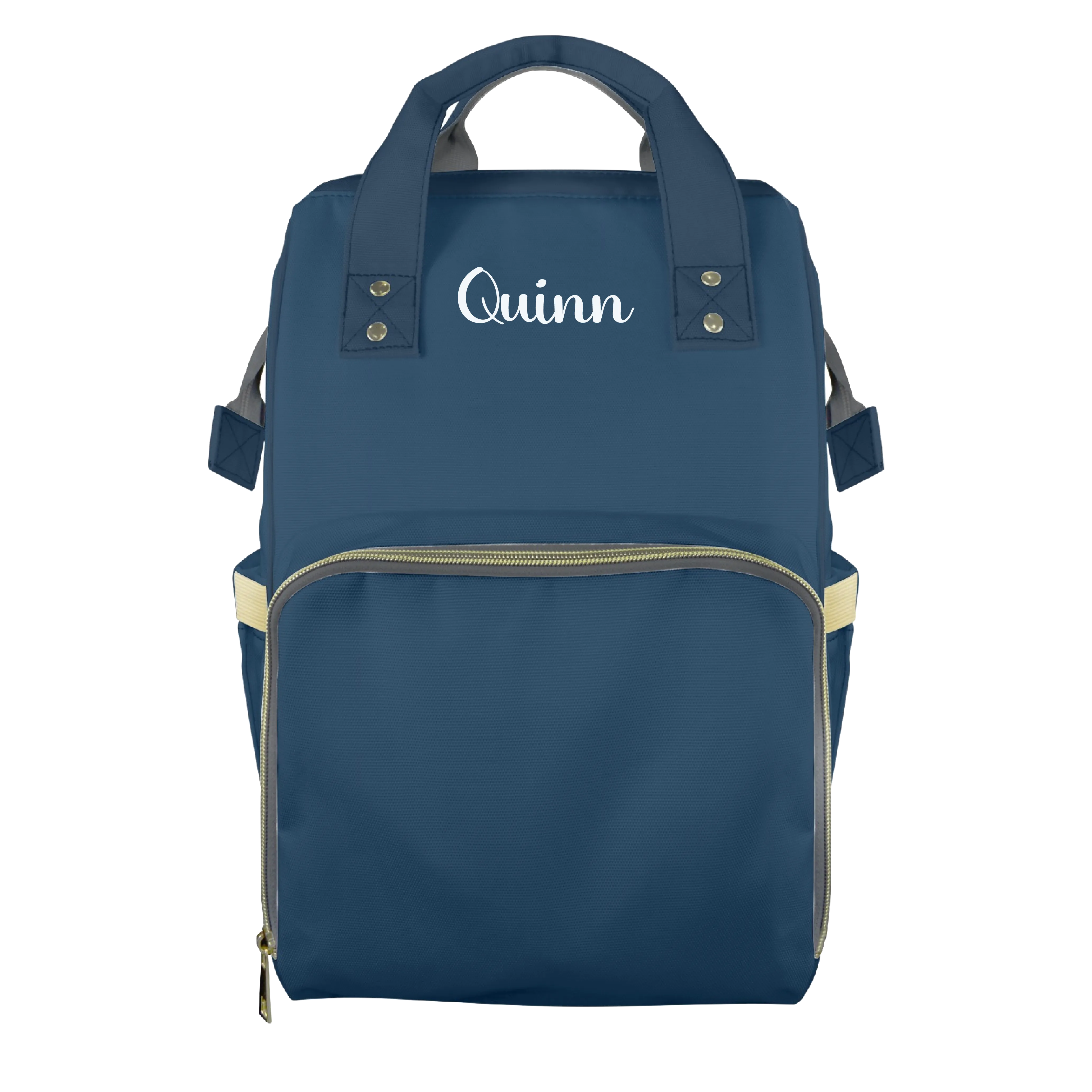 Deep Navy Customizable Diaper Bag