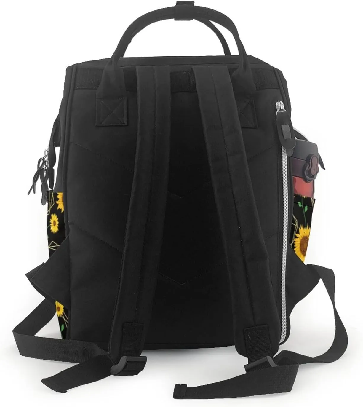 Diaper Bag Backpack For Women, Flower (2) Waterproof Multifunction Travel Pack Maternity Baby Changing Bags, Nappy Baby Bags With Multi-Function For Baby