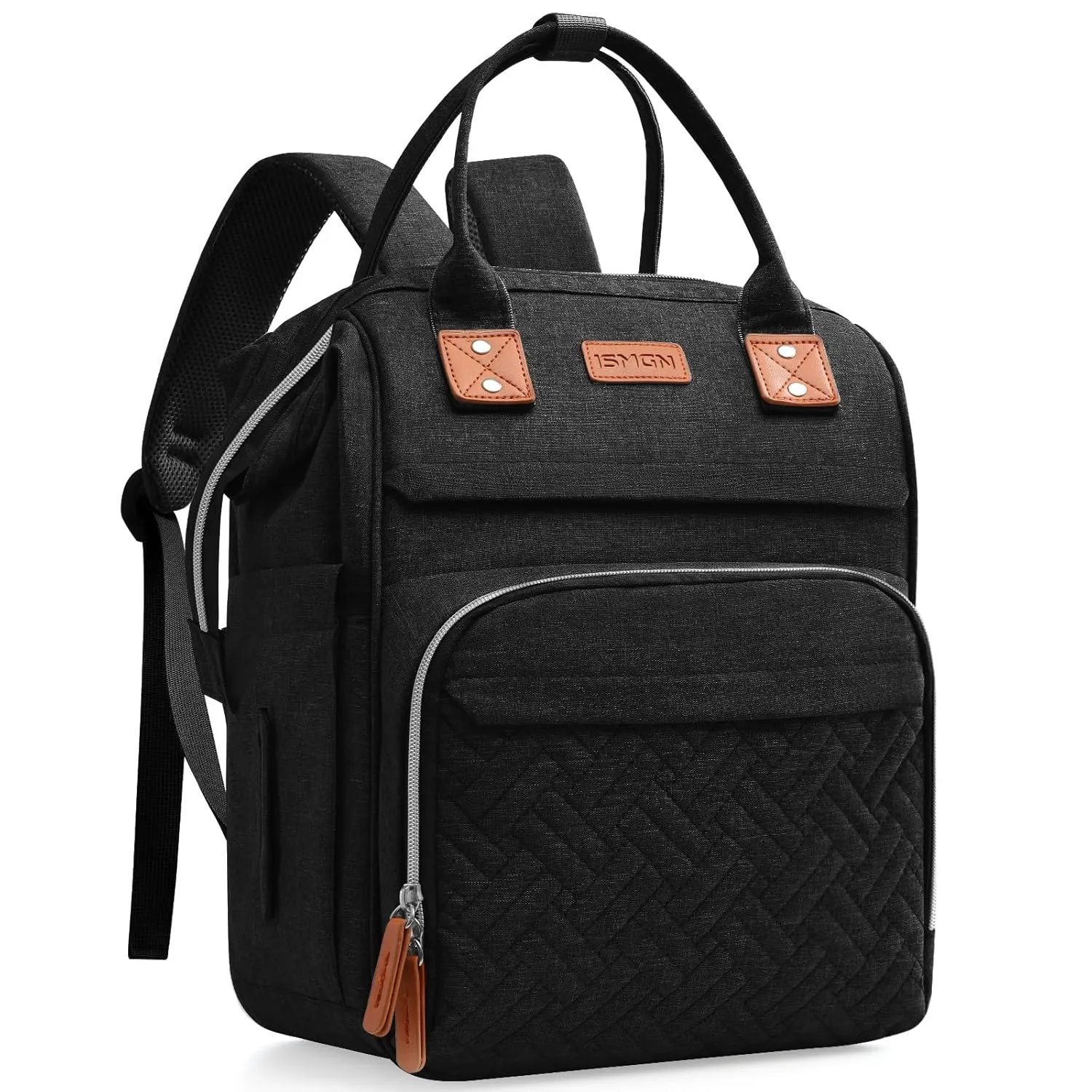 Diaper Bag Backpack, Large Diaper Bag, Multifunctional Diaper Bag, Baby Bag, Black