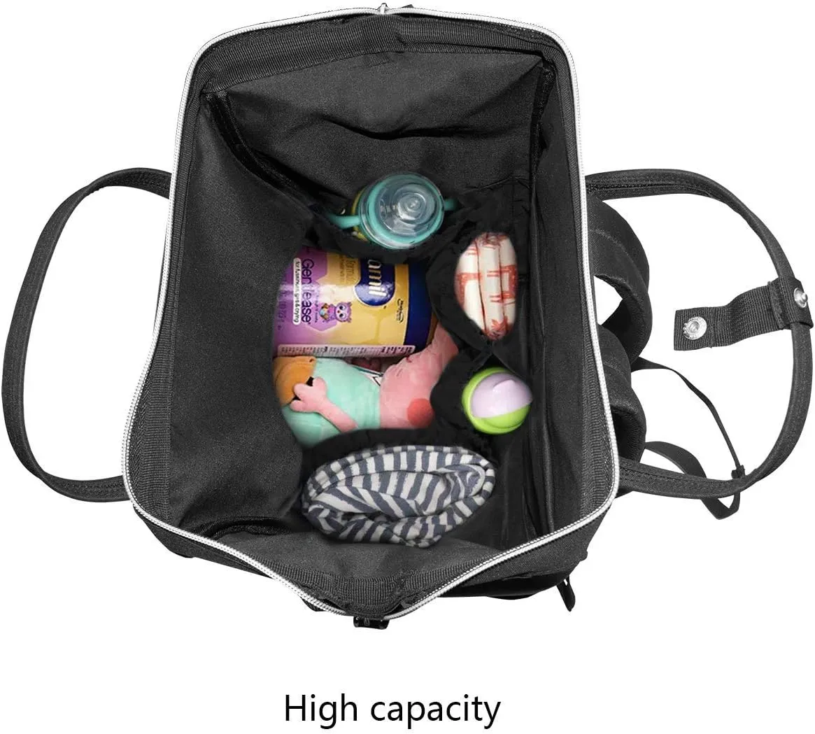 Diaper Bag Backpack Multifunction Maternity Baby Changing Bags Large Baby Bag Travel Back Letter Printing Pack