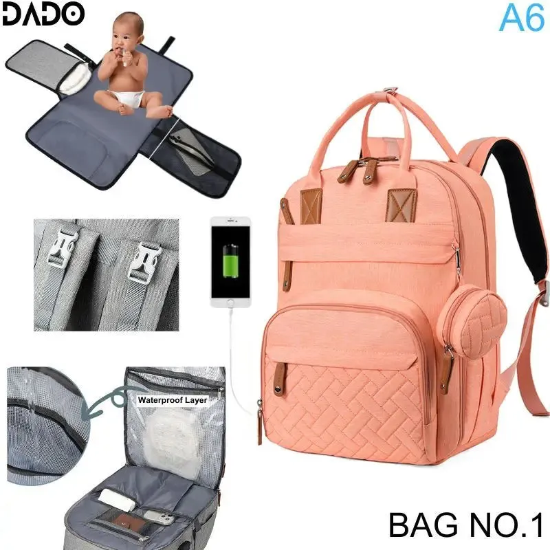Diaper Bag Backpack: Waterproof & Multifunction