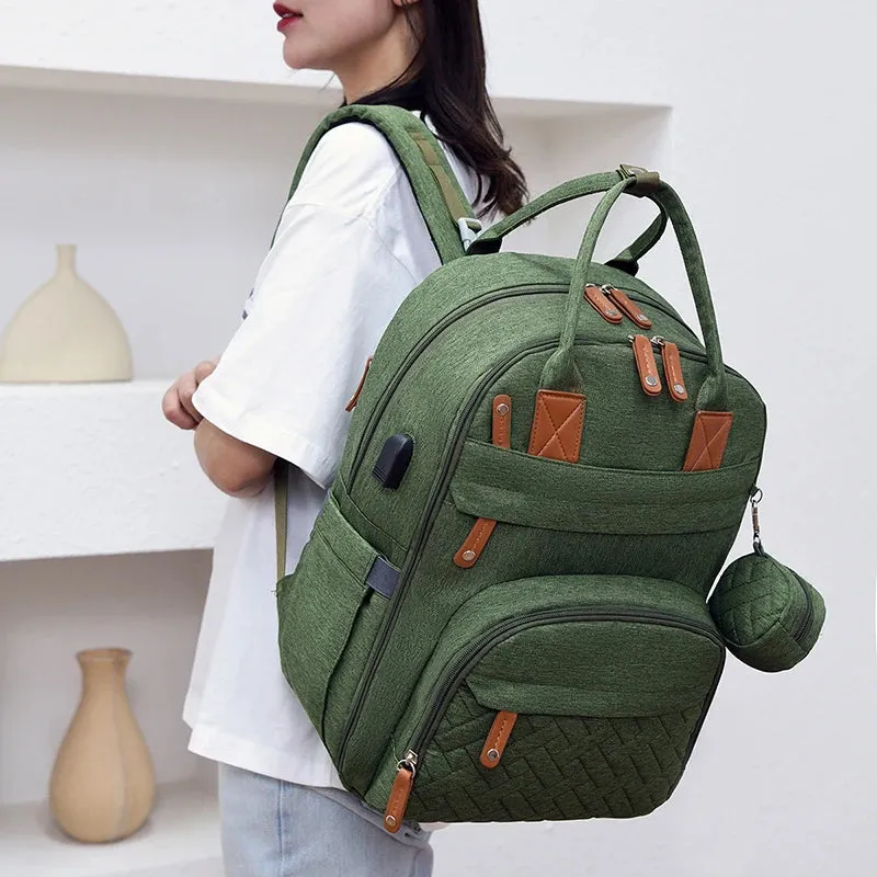Diaper Bag Backpack: Waterproof & Multifunction