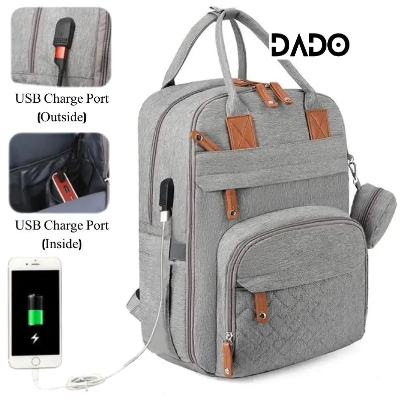 Diaper Bag Backpack: Waterproof & Multifunction