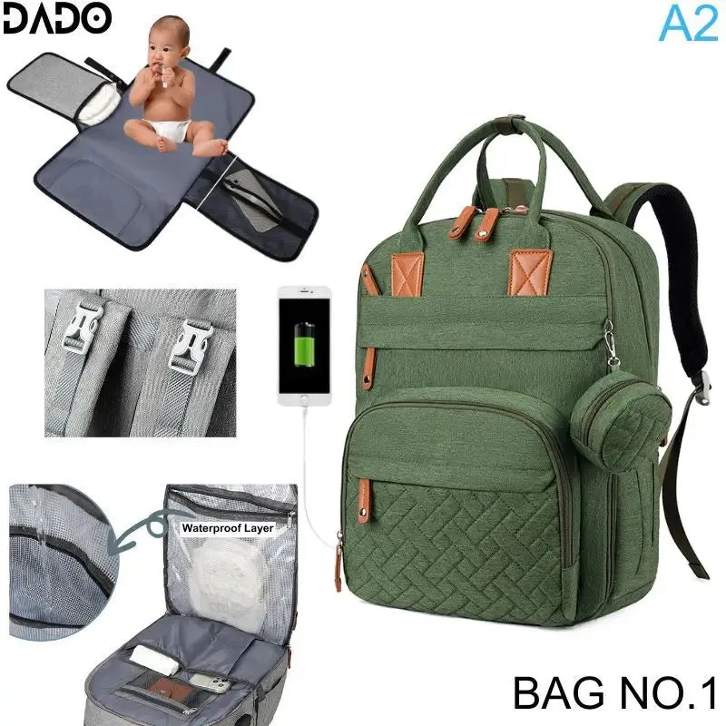 Diaper Bag Backpack: Waterproof & Multifunction