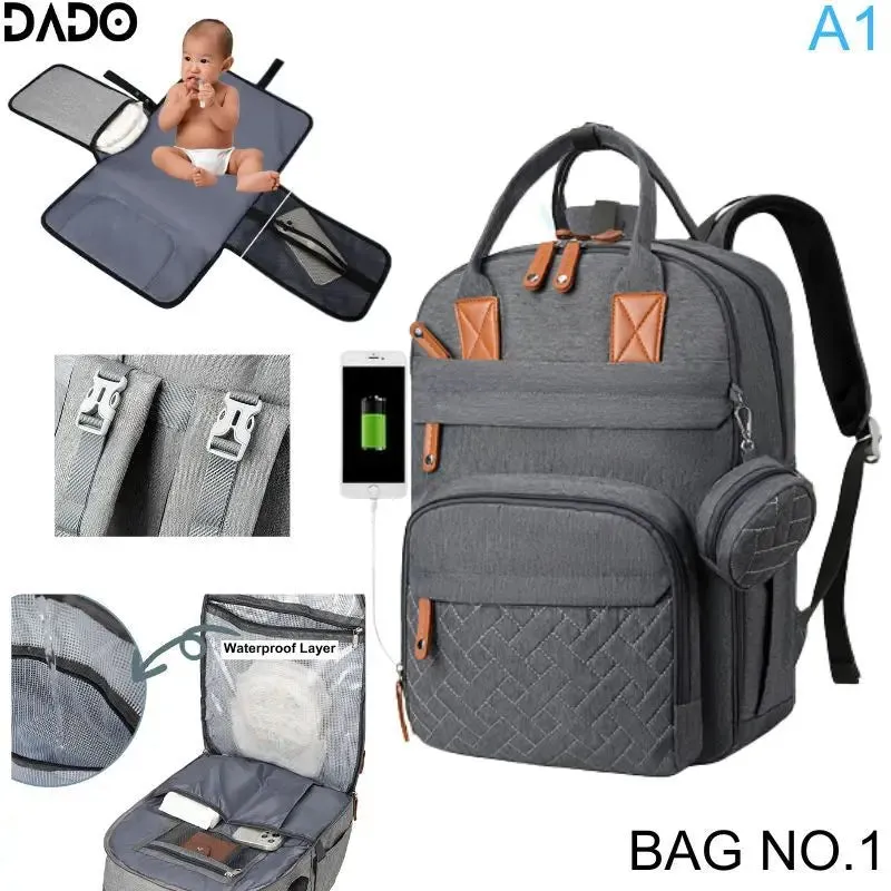 Diaper Bag Backpack: Waterproof & Multifunction