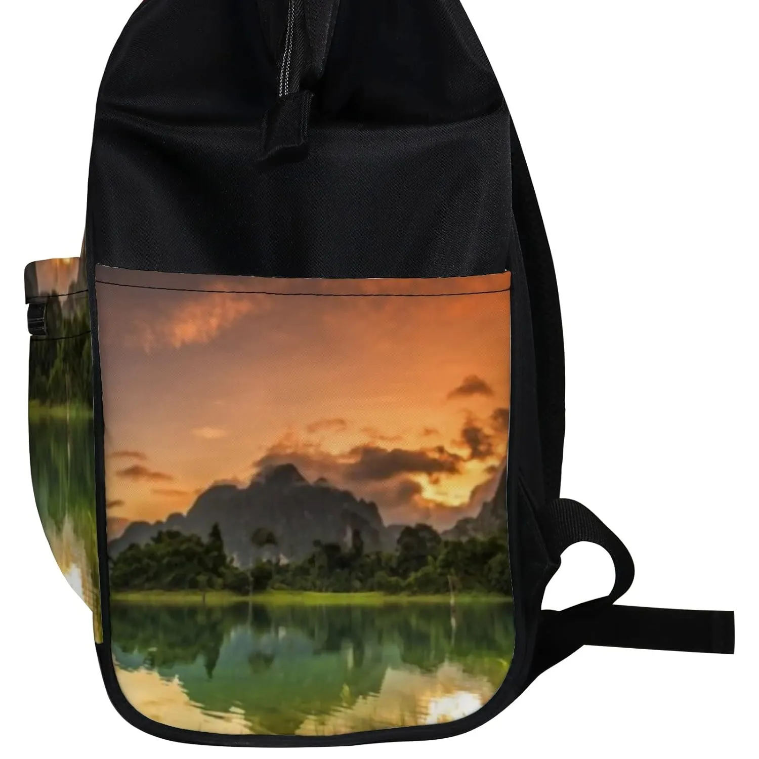 Diaper Bag Mummy Backpack Spectacular Mountains River Natural Multifunction Baby Nappy Bag Large Capacity Nursing Bags Waterproof Travel Backpack