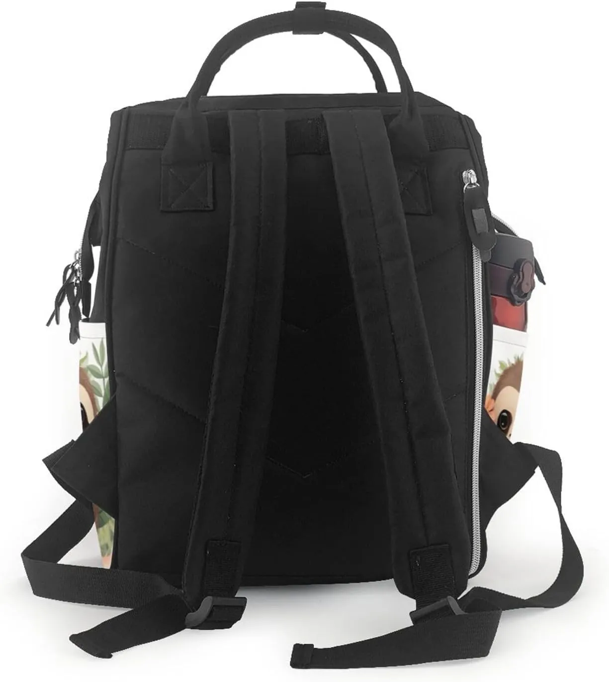 Diaper Bag Nappy Backpack Baby Bag Native American1 Mummy Backpack Multifunction Changing Bags for Travel, Cute Cartoon Sloth, One Size
