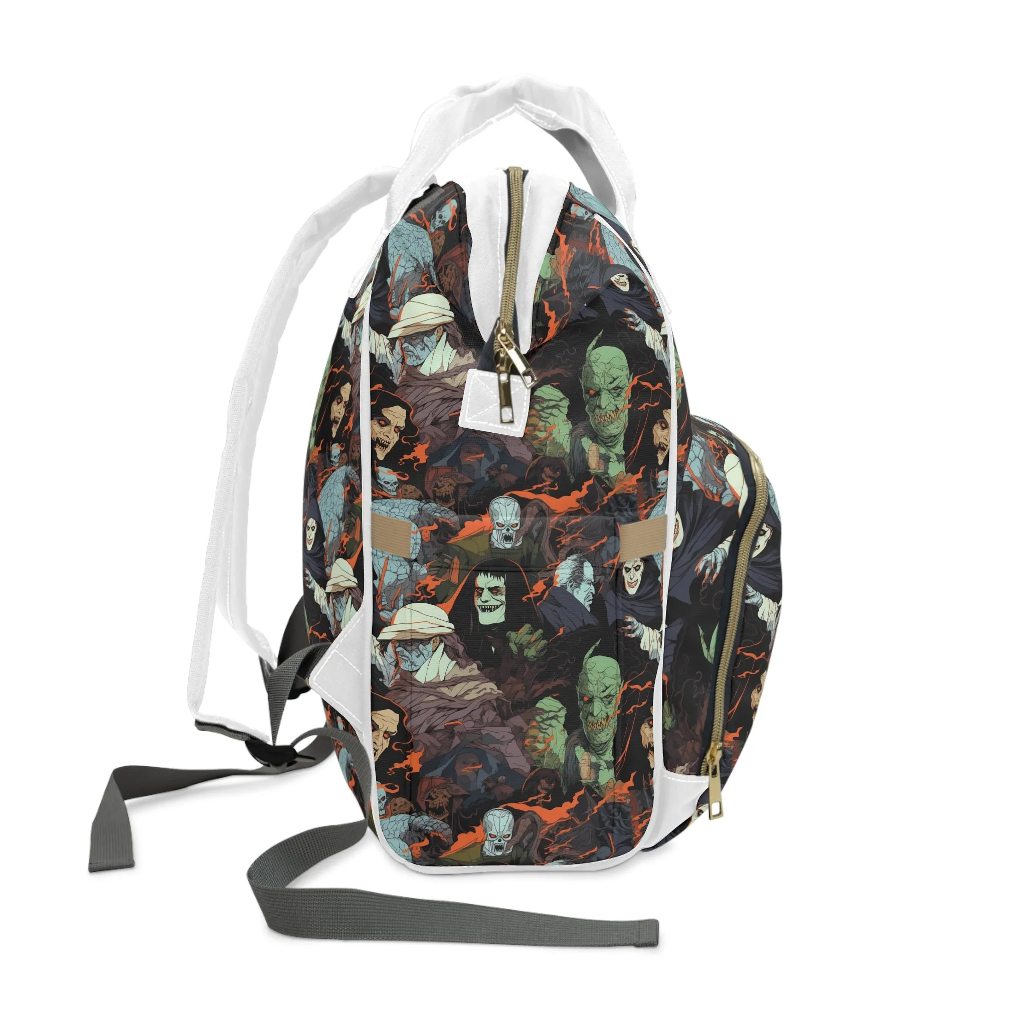 Diaper Bag - Spooky Monsters Anime Alpha