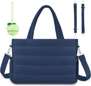 Diaper Bag Tote, Baby Diaper Tote Bags Crossbody Hospital Bag Travel Large Mommy Bag, with Silicone Pacifier Case