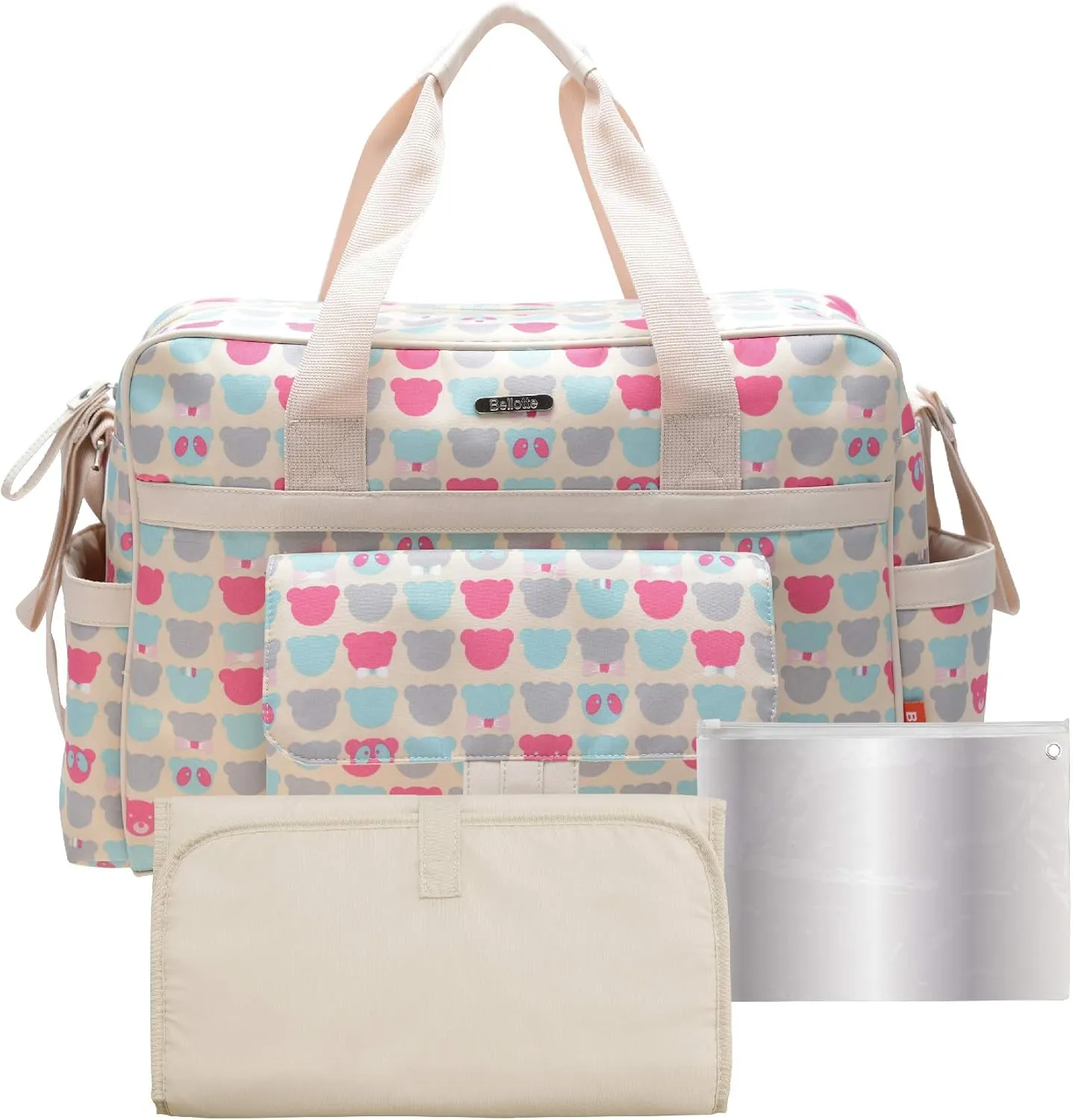 Diaper Bag Tote Bags for Girl, Large Capacity, Stylish and Durable