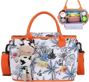 Diaper Bag Tote-Diaper Baby Bags,Waterproof Large Mommy Bag Maternity Bag for Hospital and Weekender Travel