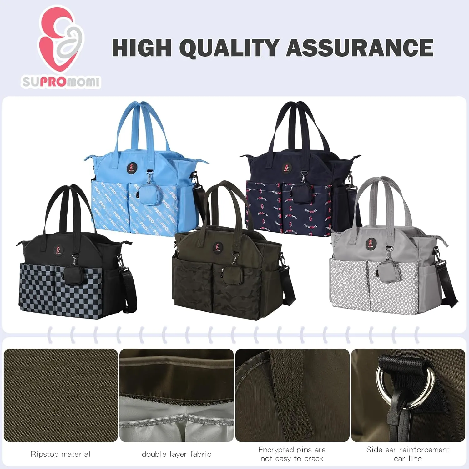 Diaper Bag Tote: Large Tote Baby Bag Boy Diaper Bag Stylish Girl Diaper Bag,Shoulder Mommy Bag