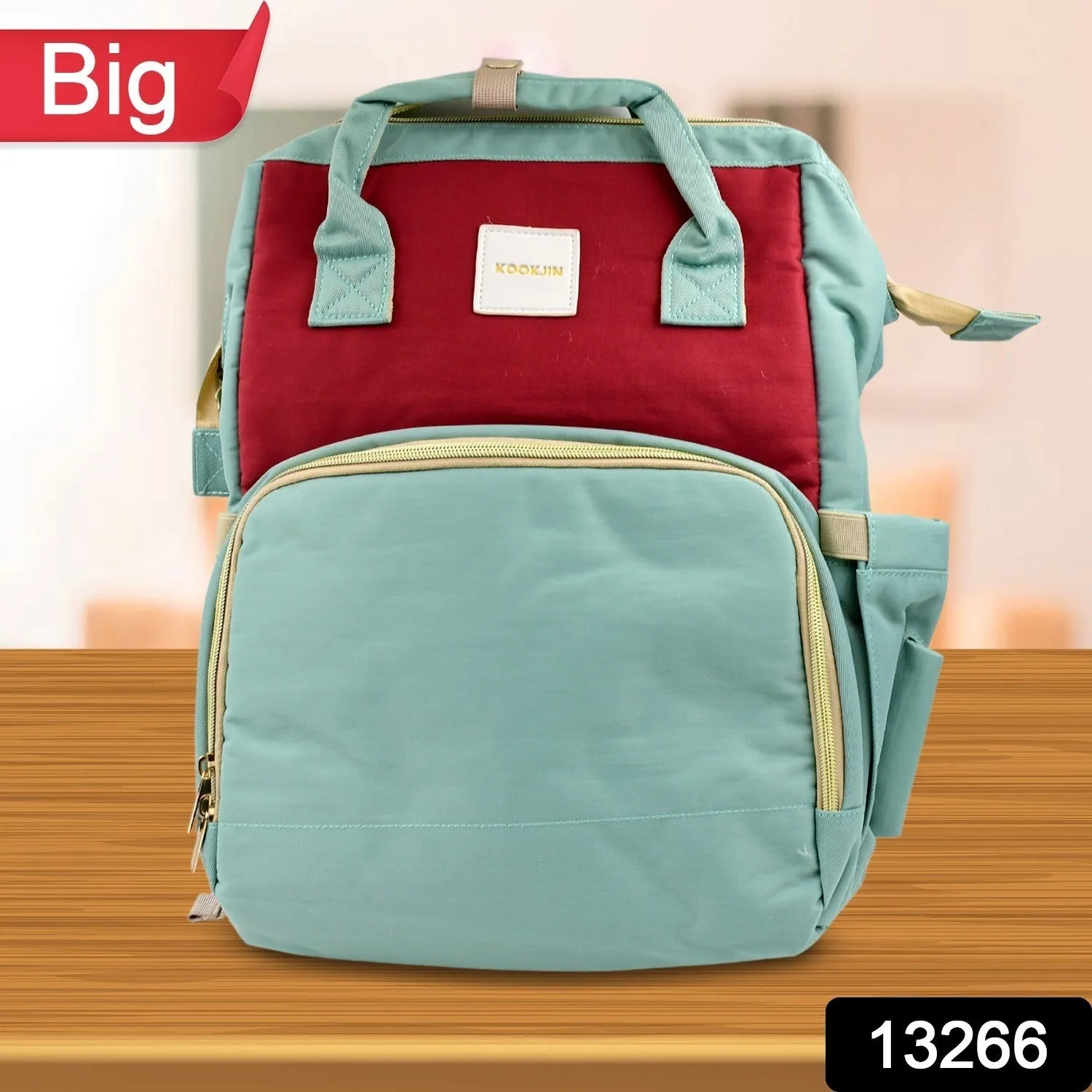 Diaper Mom's Multipurpose Competitive pricing Pc / Large Bag 17 Backpack / Pocket Capacity Big) (1 Most-ordered