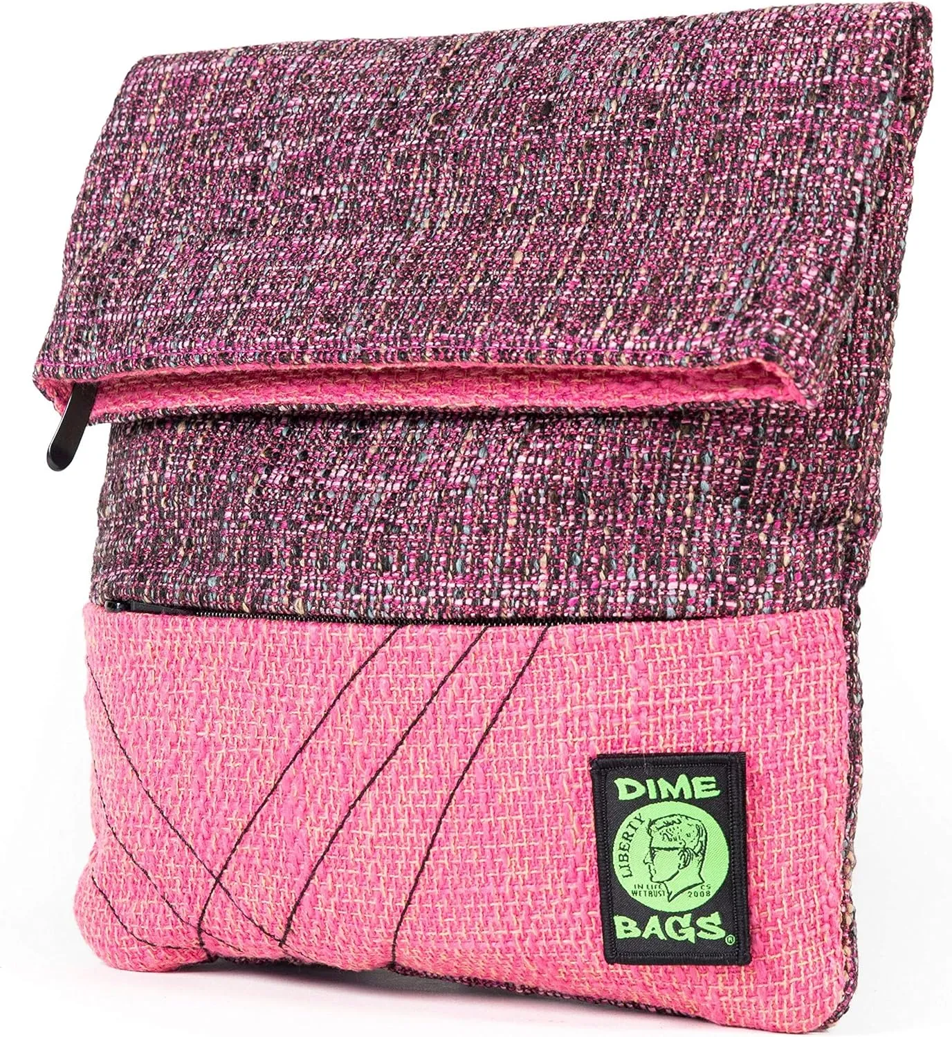 DIME BAGS Large Multi-Purpose Bag | Cross Body Hemp Purse with Adjustable Strap & Included