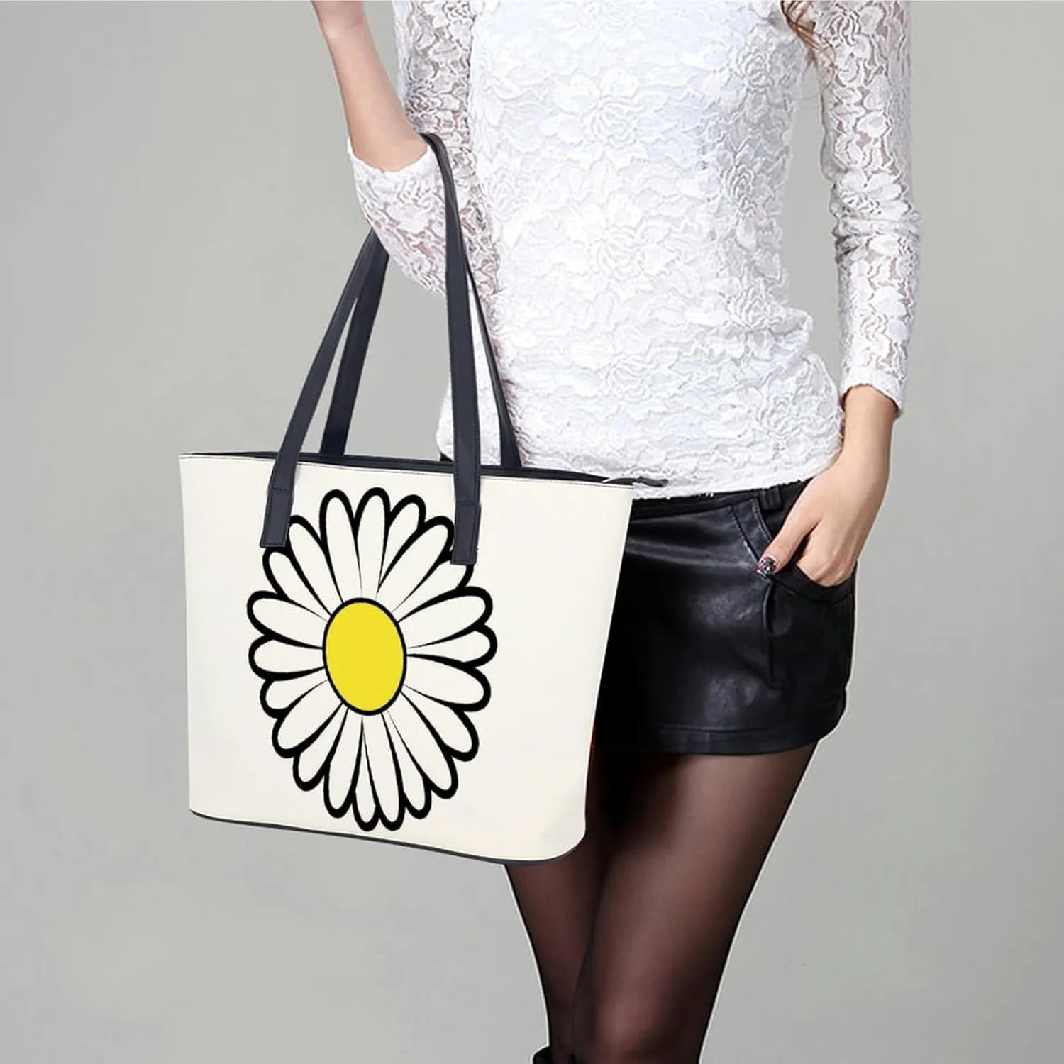 Dinosaurs Pattern Hobo Handbags With Zipper Large Capacity Satchel Tote Bag Shoulder Bag
