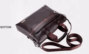 Discounted rates VICUNA Bag Men bolsa Bag Famous Laptop Shoulder Brand Leather Promotion Business Man Dot Luxury Simple Bag maleta Well-tested Briefcase POLO
