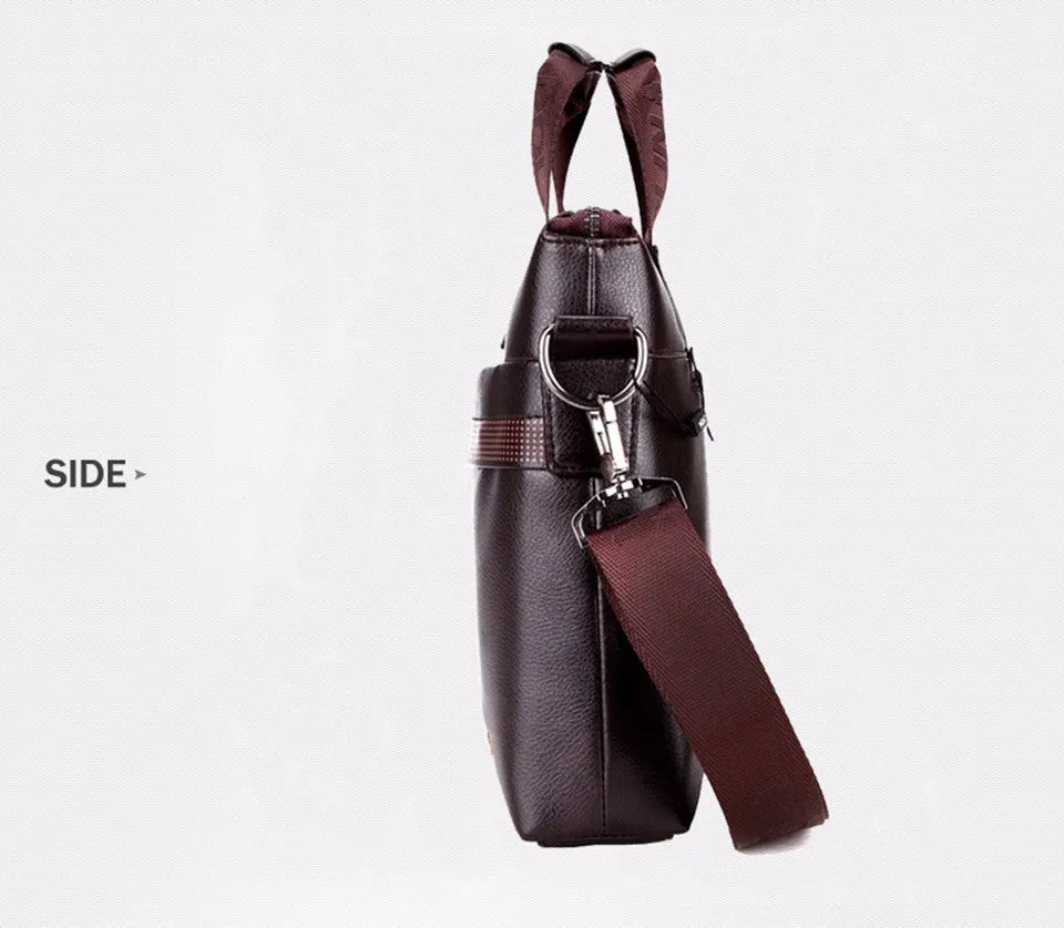 Discounted rates VICUNA Bag Men bolsa Bag Famous Laptop Shoulder Brand Leather Promotion Business Man Dot Luxury Simple Bag maleta Well-tested Briefcase POLO