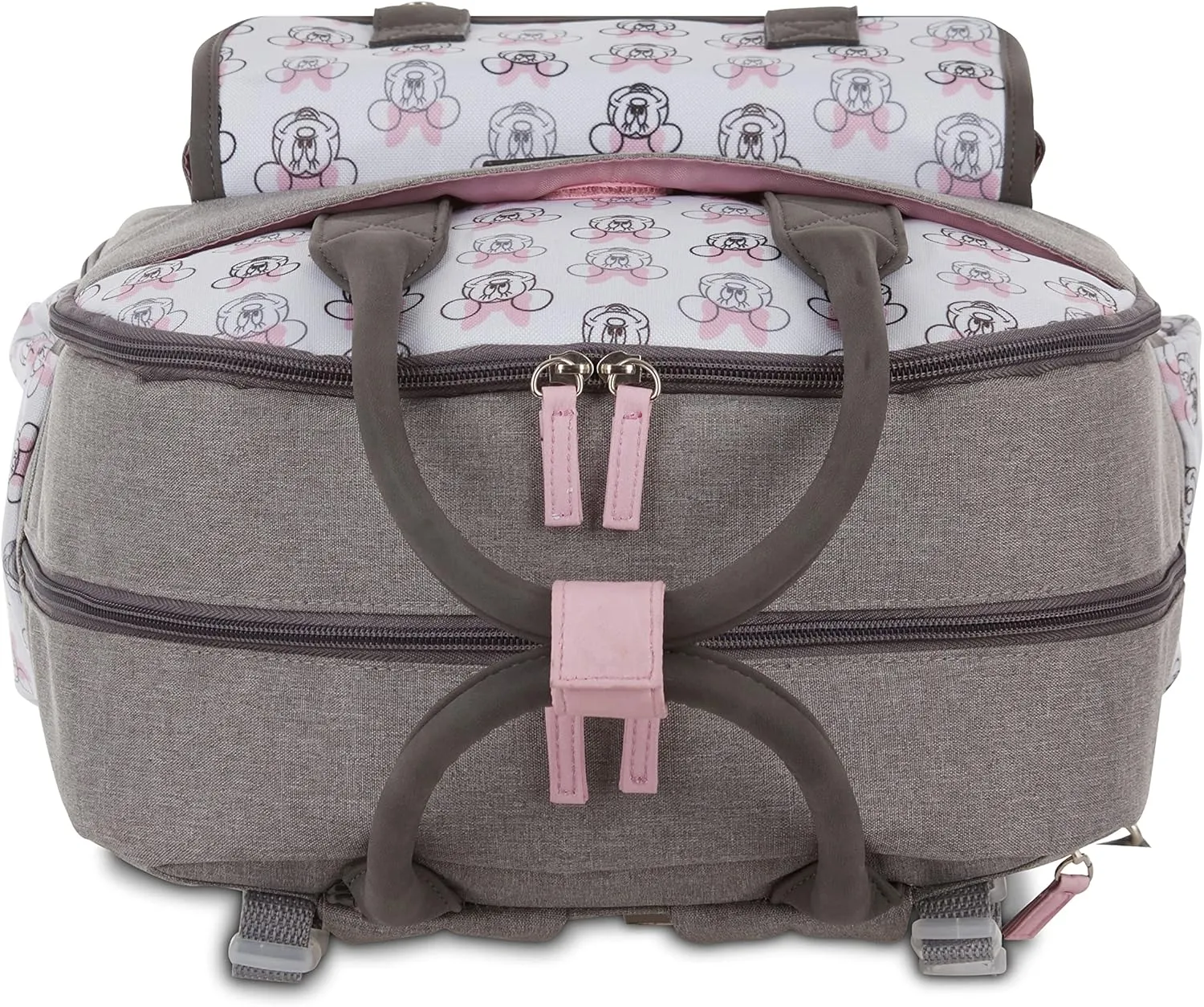 Disney Baby Diaper Bag, Minnie Mouse Double Handle, Backpack