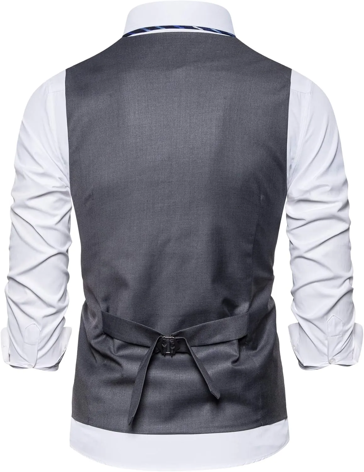 DONGD Mens Formal Suit Vest Business Dress Vest for Suit or Tuxedo