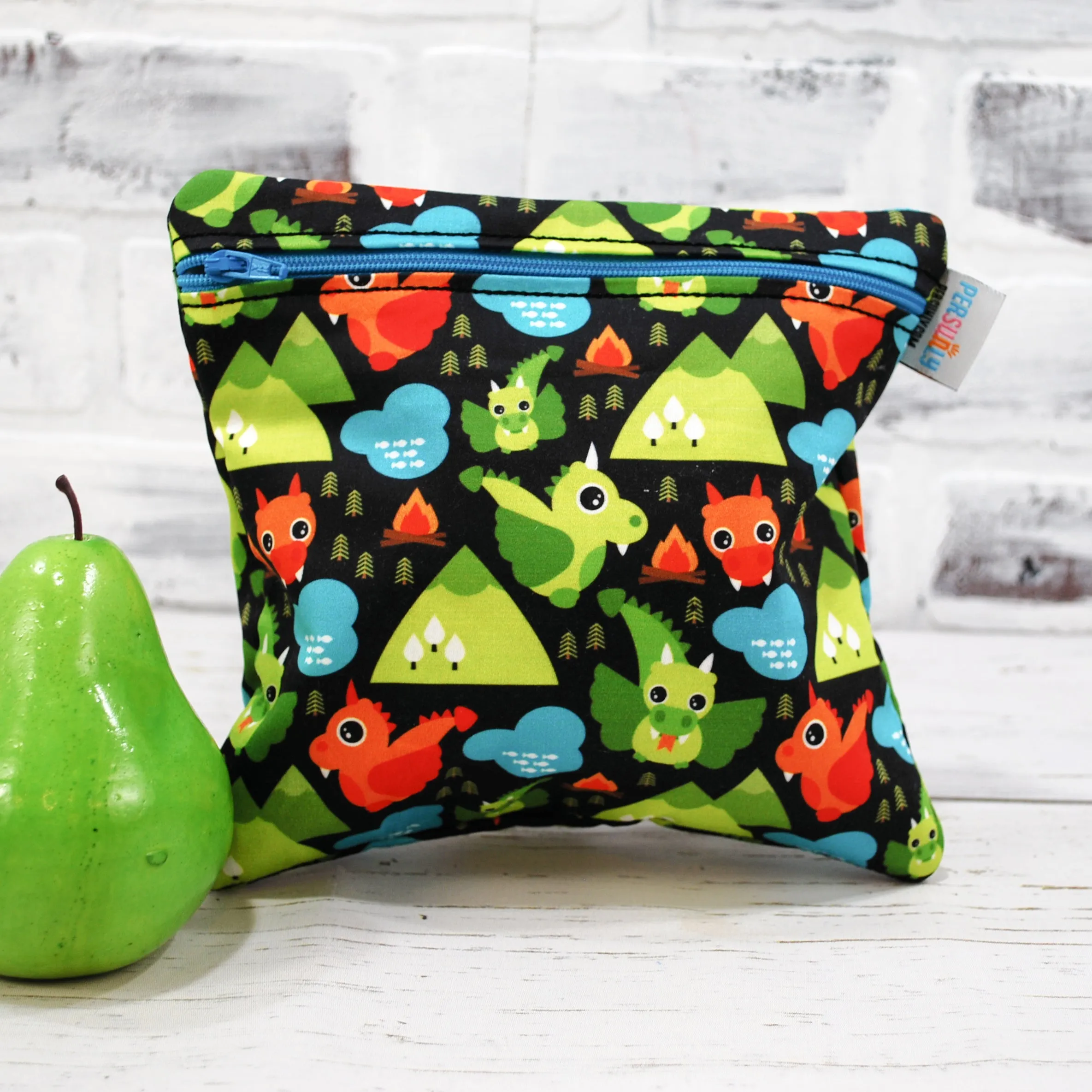 Dragons Personalized Reusable Food Bag