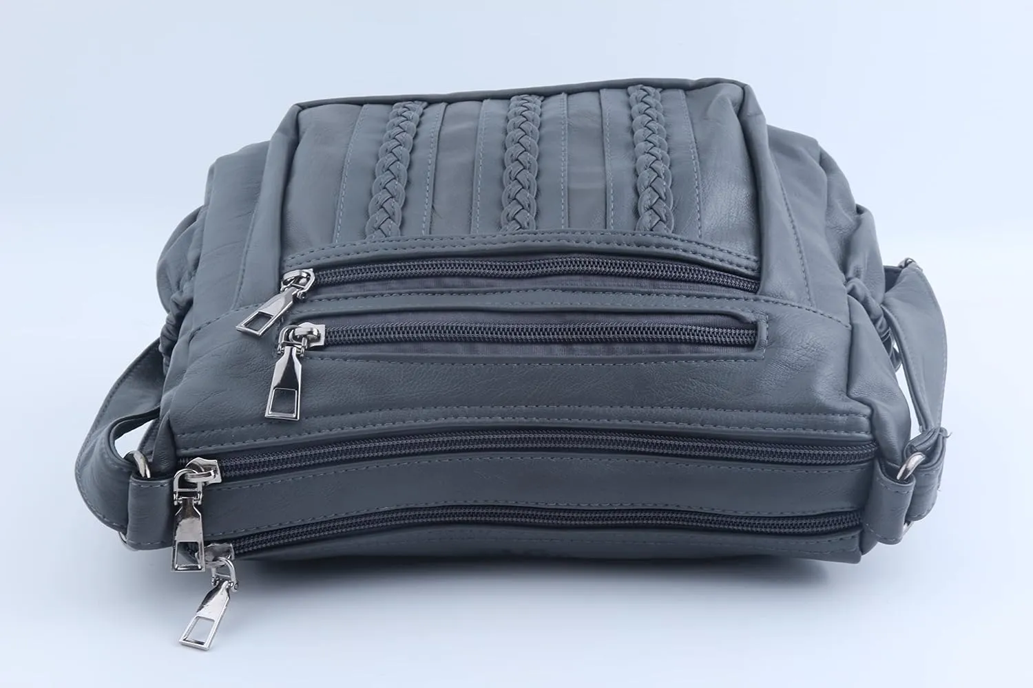 ELDA Purses for Women Pocketbooks Soft PU Leather Ladies Crossbody Purse Multi Pocket Shoulder Bag