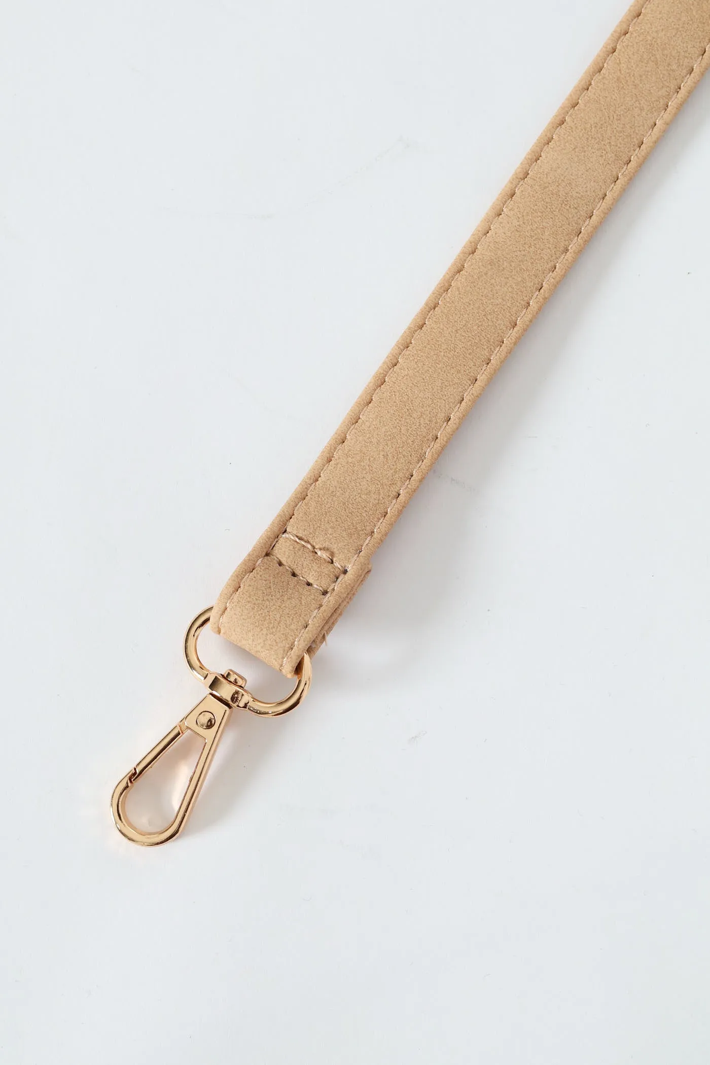 Embossed Camera Bag - Cream