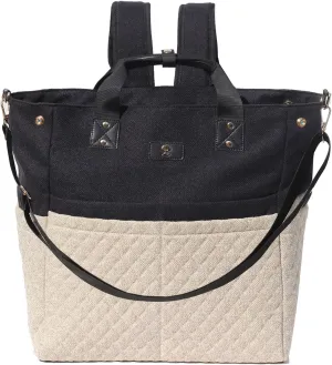 ESVAN Diaper Tote Bag Totepack Backpack Crossbody Bag 3 in 1 for Women Laptop Backpack Multifunctional with Insulated Pockets