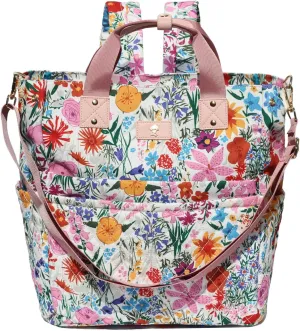 ESVAN Diaper Tote Bag Totepack Backpack Crossbody Bag 3 in 1 for Women Laptop Backpack Multifunctional with Insulated Pockets