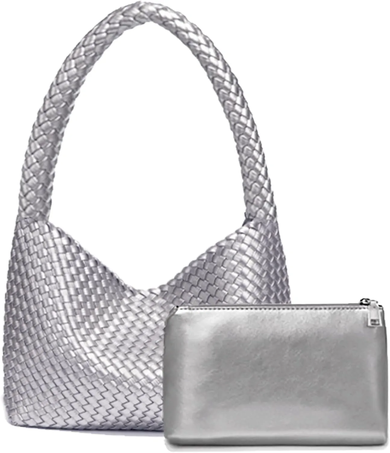 Fashion Designer Handbags and Purses, Women Shoulder Bag, Casual Hand Woven Shopping Tote Hobo, Ladies Underarm Bags