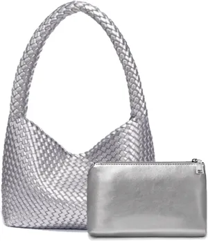 Fashion Designer Handbags and Purses, Women Shoulder Bag, Casual Hand Woven Shopping Tote Hobo, Ladies Underarm Bags