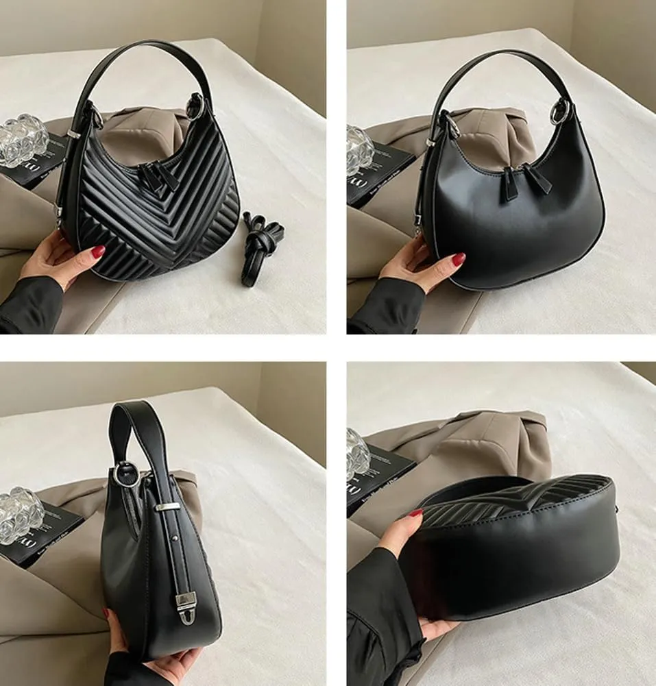 Fashion Dumpling Bag Crossbody Purse Crescent Bag Elegant Handbag Satchel Bag Shoulder Bag Hobo Bag Dating Bag 2024 New