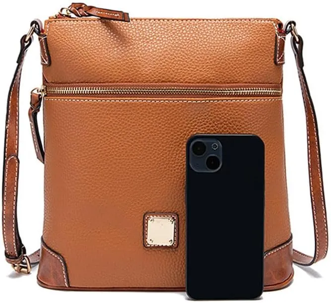 Fashion Women's Crossbody Bag Vintage Grain Texture Handbag Purse Satchel Leather Tote Bag