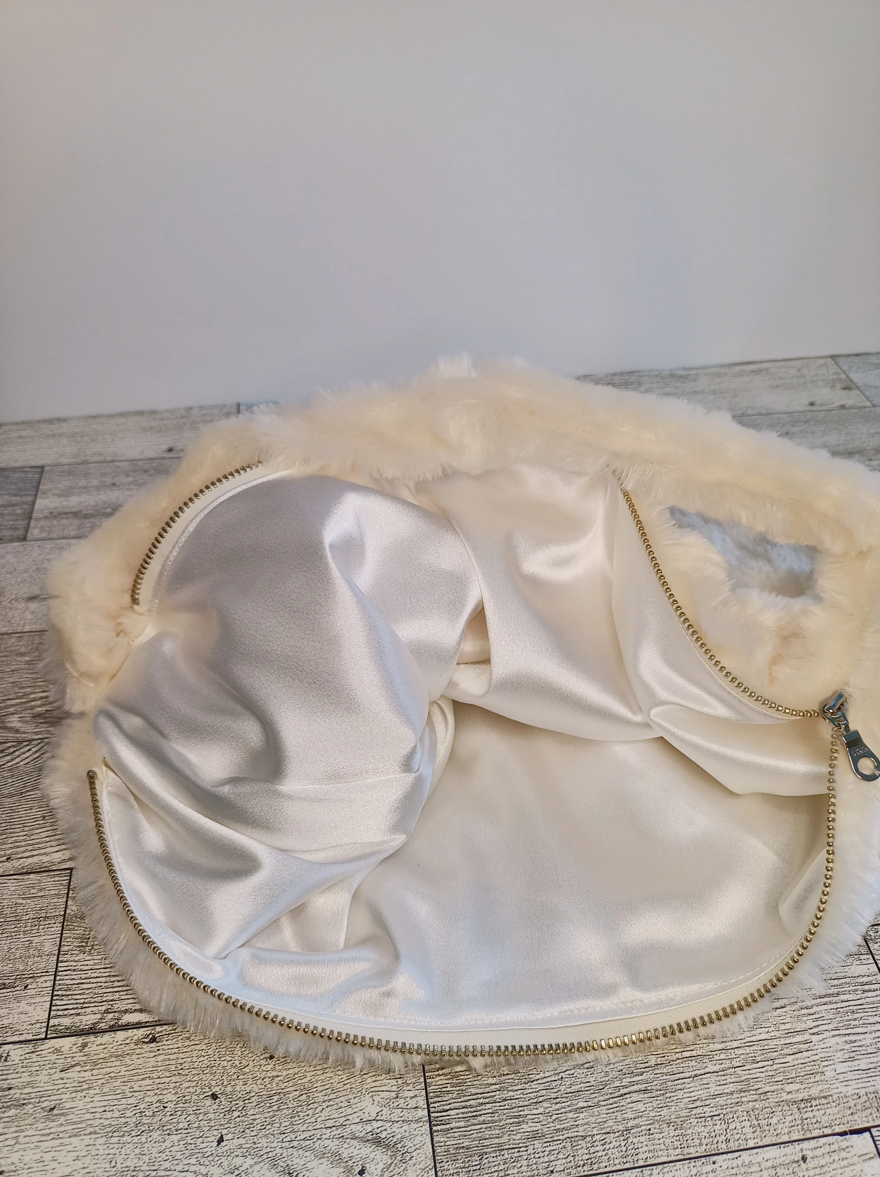 Faux Fur Hobo Bag