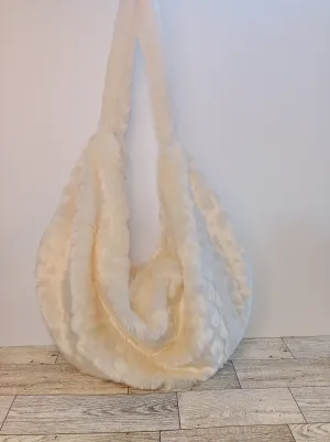 Faux Fur Hobo Bag